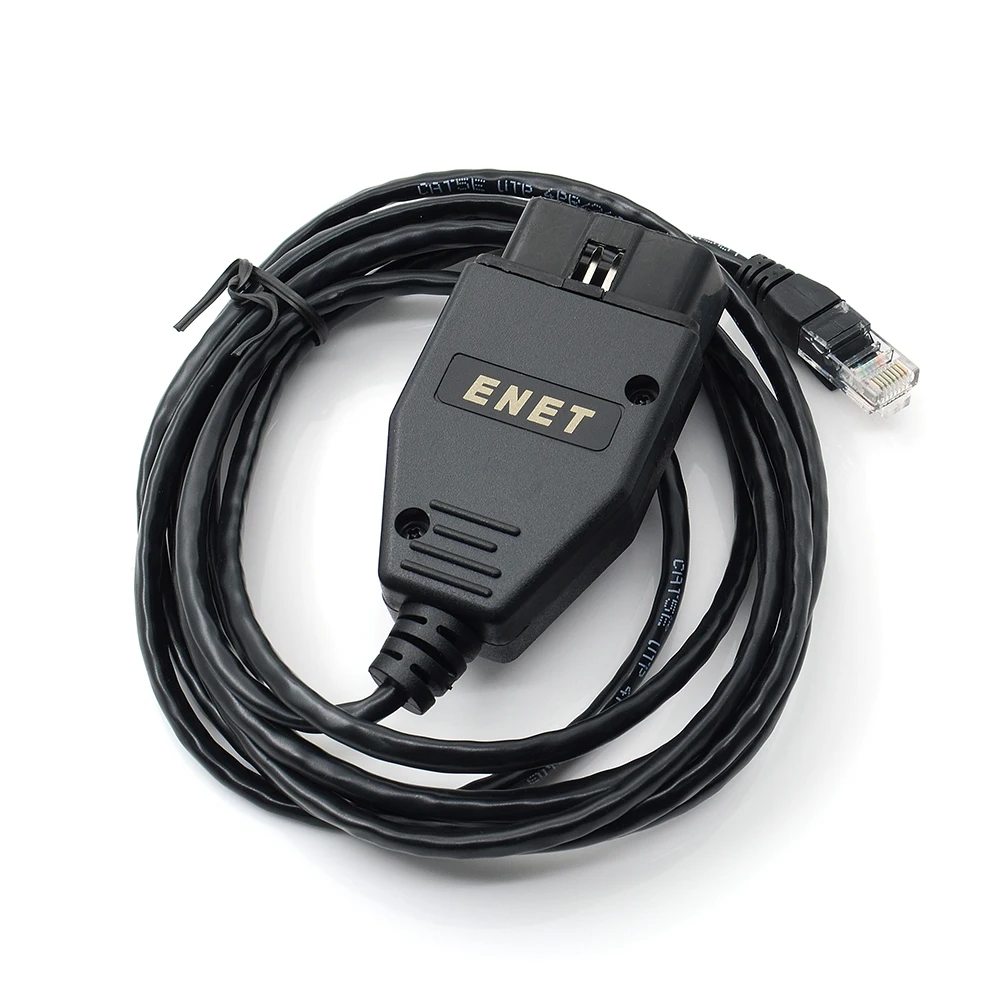 Hot sales Made For BMW ENET Ethernet to OBD Interface Cable E-SYS ICOM Coding F-Series Diagnostic Cable Black/Yellow