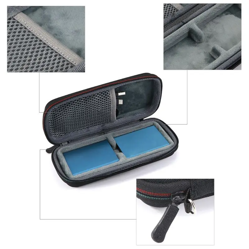 

Portable Hard EVA Storage Bag Carrying Case Travel Bag for Samsung T5/T3/T1 Solid State Hard Drives Accessories