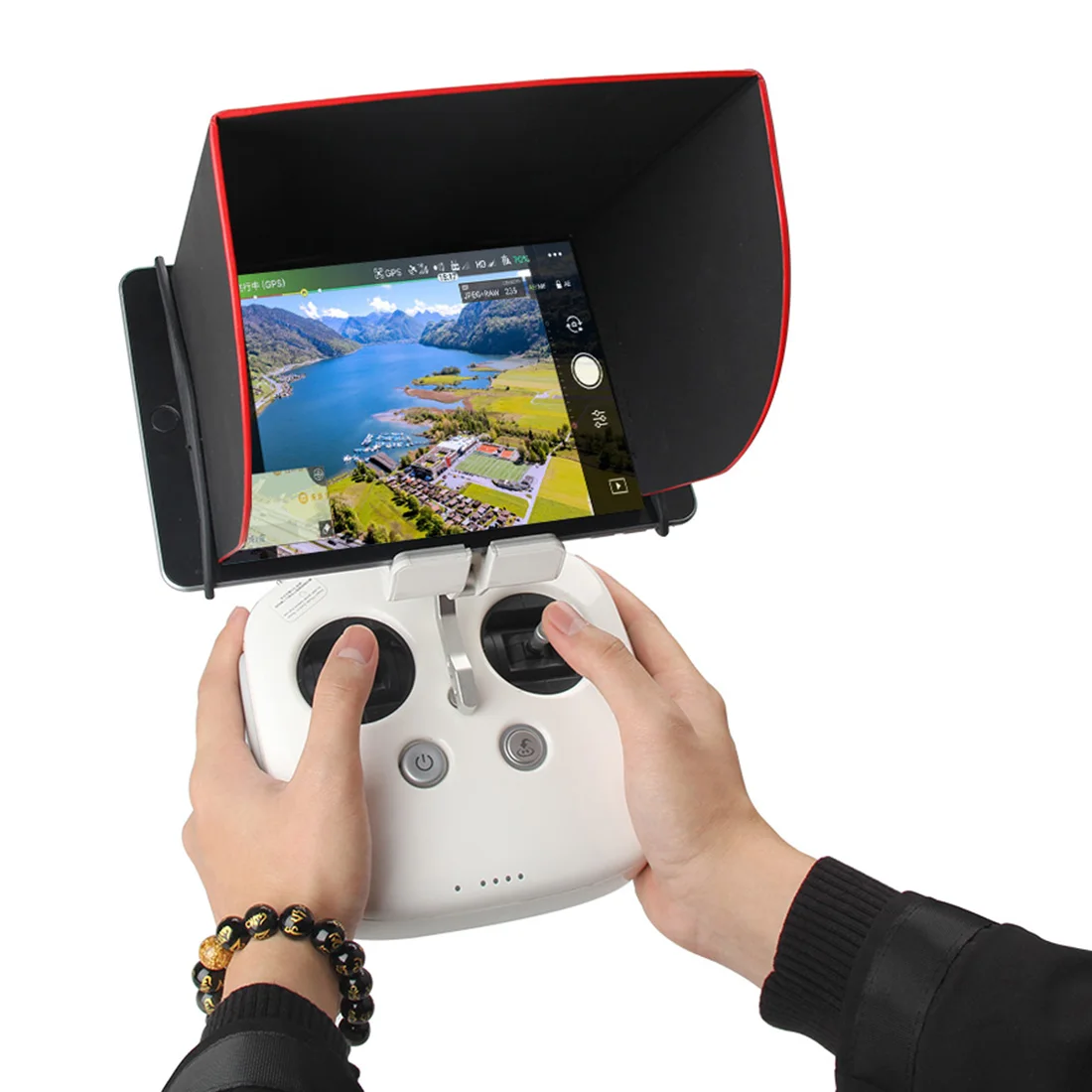 

HOBBYINRC 5.5 Inches Universal Remote Control Phone Tablet Sunshade Light Shield Hood for DJI Spark/Mavic/Phantom 3/4/Mavic Air