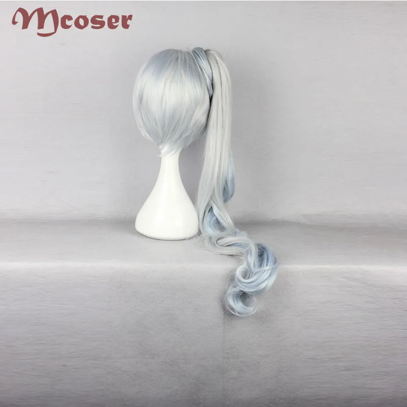 Mcoser 90 см Синтетический длинными вьющимися многоцветные Косплэй парик Высокая Температура Волокно wig-011b