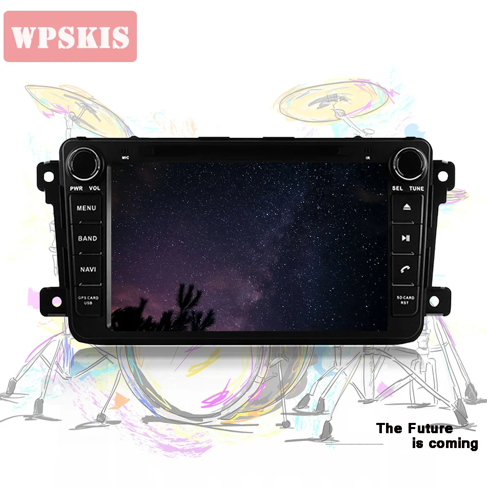 

For mazda cx9 cx-9 car radio gps navigation system headunit 8 core android 9.0 4G+64G support bluetooth hands free cam dvr