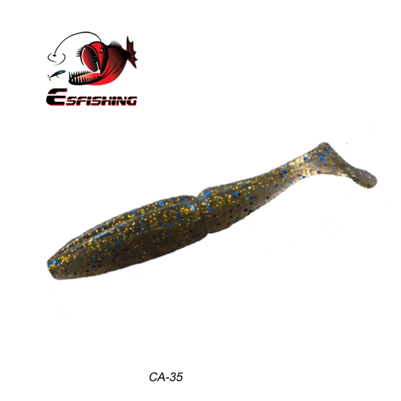 Esfishing мягкие приманки Shad Easy Shiner 50 мм 70 мм 1,2 г 3,8 г Leurre Souple рыболовные снасти Морская рыбалка Jerkbait белый - Цвет: CA35