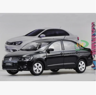 1:18 все новые JETTA литые под давлением модели автомобилей для взрослых подарки на день рождения Коллекция игрушек - Цвет: Черный