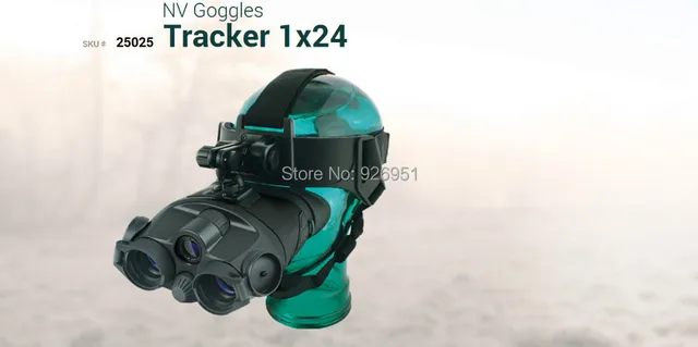 Cheap Good quality Yukon 25025 tracker NVB 1x24 night vision binocular & Head mount infrared night vision hunting night vision goggles