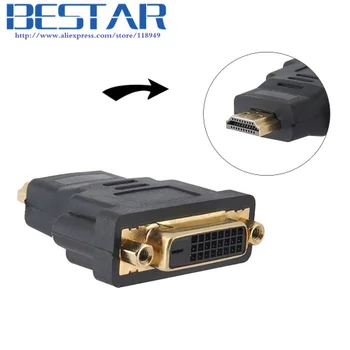 

DVI D DVI-D Female to HDMI Male Adapter Converter Connector adaptor For HDTV