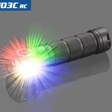 Skilhunt H03C RC красный/зеленый/синий/белый многоцветный светодиодный налобный фонарь