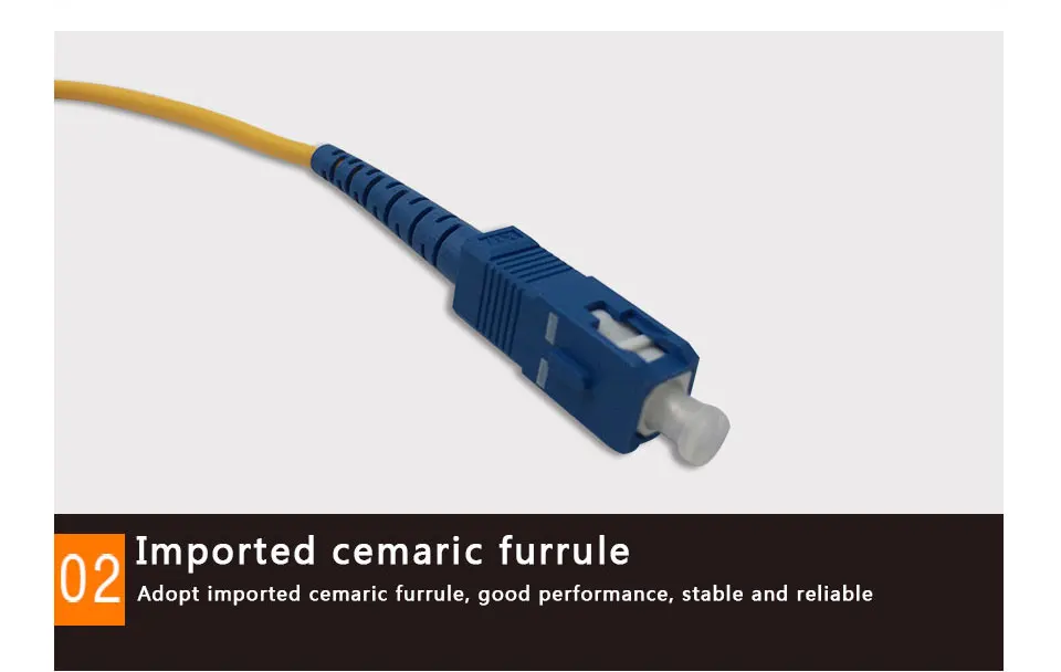 10 шт./пакет LC/UPC-SC/UPC Одномодовый симплексный волоконно-оптический патч-корд 3 м Волоконно-Оптический Коммутационный шнур/перемычка провода