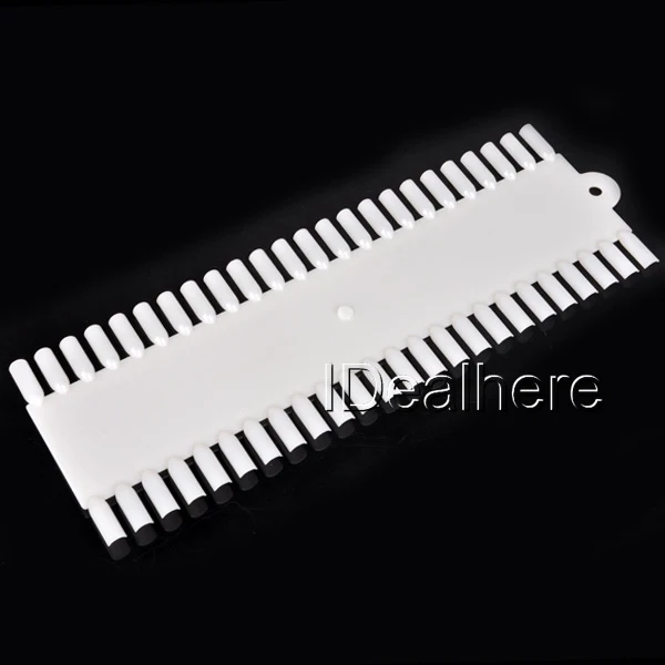 

Top Quality 48 Tips Creamy White Practice Nail Art Polish Display DIY Polish Color Chart Palette For Beauy Manicure Tools