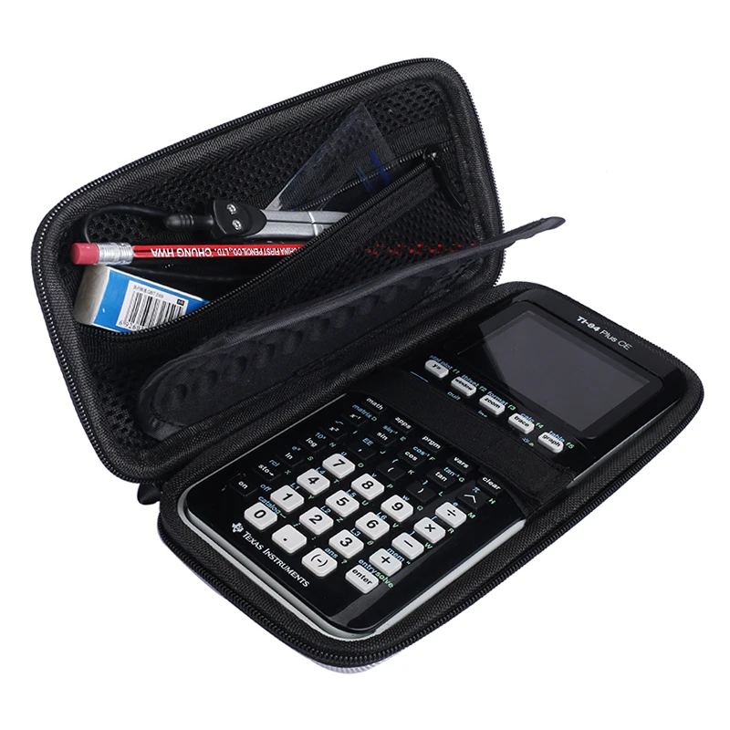 PU Жесткий чехол для хранения путешествий для Texas Instruments TI-84 Plus CE graphics Calculator, 83,85, 89,82, Plus/CE.+ Больше