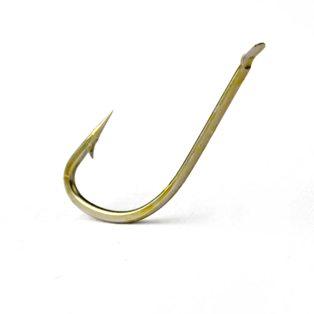 Новинка 2017 года Arival 100 шт./лот 1 #-8 # 515BR золото рыболовный крючок удлиненное Flatted крючки Anzol пункт Pesca рыбалка снасти для рыбалки