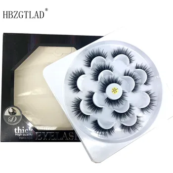 

Pre-sale NEW 7 pairs 100% Real Mink Eyelashes 3D Natural False Eyelashes 3d Mink Lashes Soft Eyelash Extension Makeup Kit Cilios