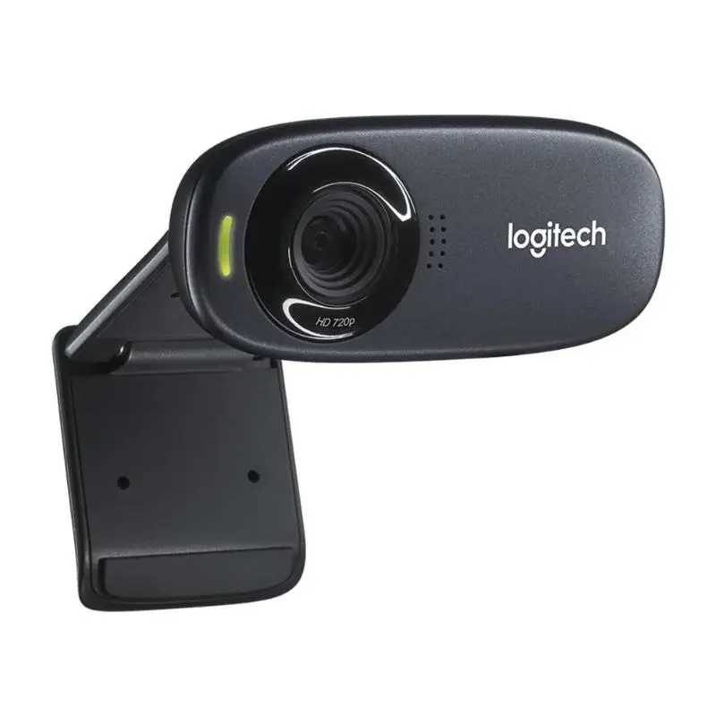Компьютерная веб-камера logitech C310, 720 p, 30 кадров в секунду, HD USB 2,0, веб-камера для ноутбука, настольного ПК, встроенный микрофон с шумоподавлением
