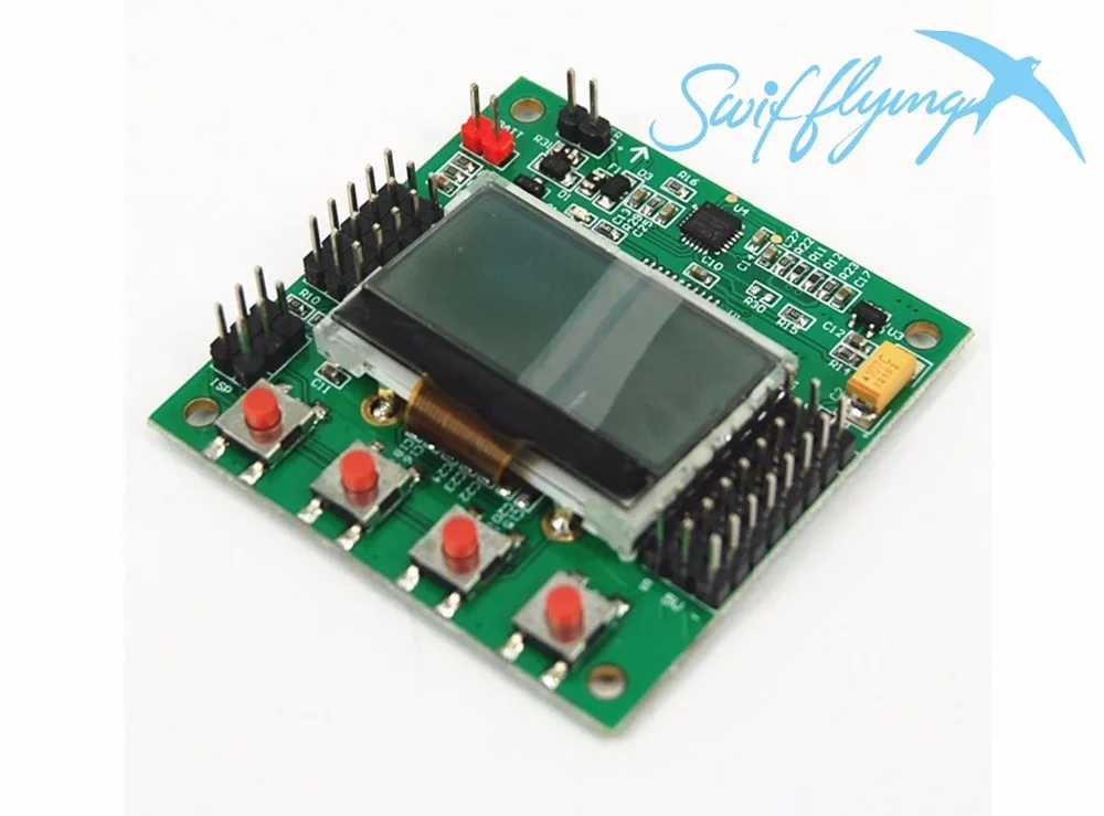 Swiftflying KK 2.1.5 lcd мультироторная плата управления полетом KK2.1.5 новейший V1.19S1 Квадрокоптер KK2 6050MPU 644PA и USBASP