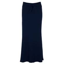 Модные женские хлопковые широкие юбки Повседневные кружевные юбки с высокой талией и эластичным поясом свободные юбки размера плюс женские юбки