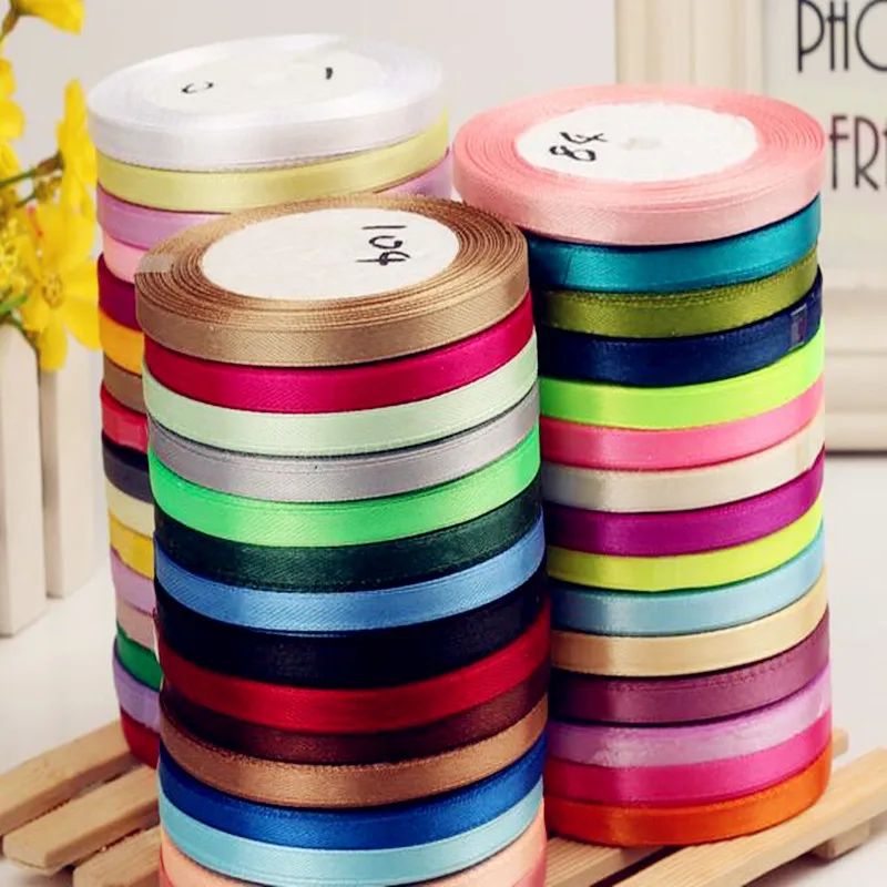 6mm Width Colorful Bow Ribbons braided hair ribbon Wedding Party