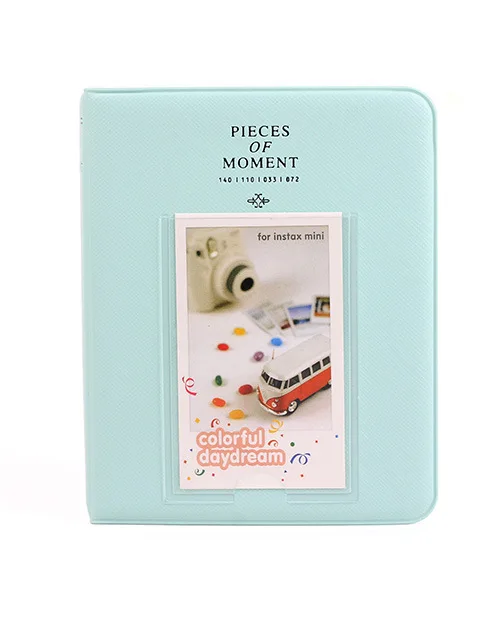 Конфетный цвет 64 кармана 3 дюймов фотоальбом Fujifilm Instax Mini films Instant Mini 9 8 7s 70 25 90 кредитное имя держатель для карт - Цвет: color 3