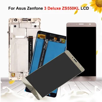 

5.5" LCD For Asus Zenfone 3 Deluxe ZS550KL Z01FD Display Screen Touch Digitizer Assembly LCD with Frame Replacement Parts