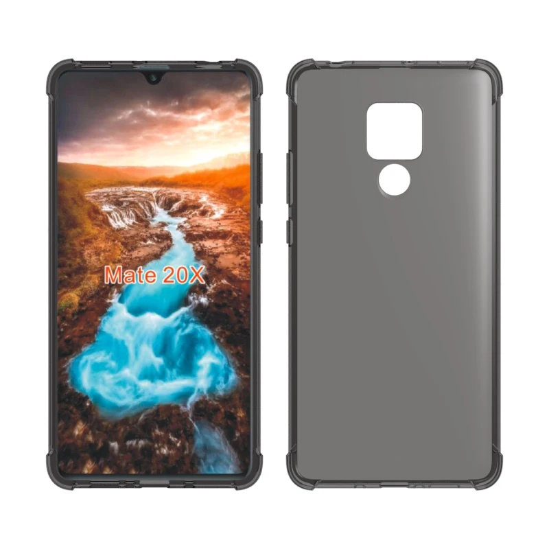 Брендовый gligle alpha A текстура мягкий ТПУ кожаный чехол для Huawei Mate 20X оболочка