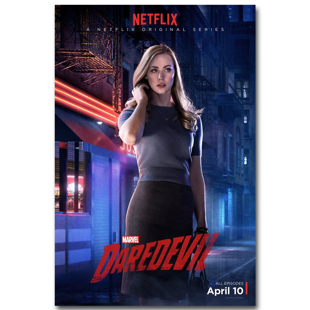 

Daredevil Superhero Art Silk Fabric Poster Print 13x20 24x36inch TV Series Matt Murdock Pictures for Room Wall Decoration 010