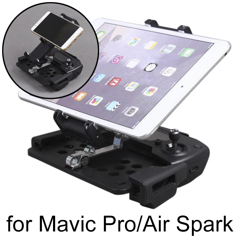 Phone Tablet Stand Holder Mount Clip Stretching Bracket for DJI Mavic Pro Drone Mavic Air Spark Remote Control for iPad iPhone