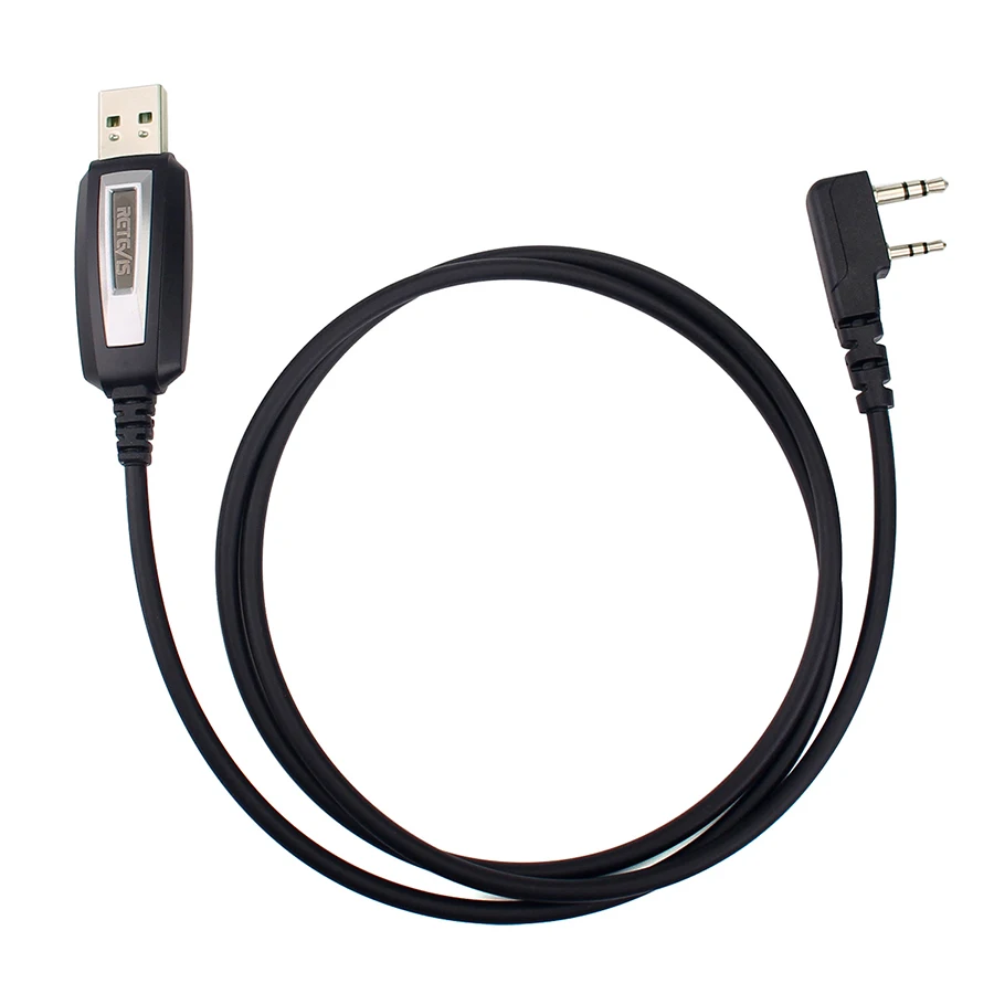 Retevis USB кабель для программирования для KENWOOD Baofeng UV-5R BF-888S revevis H777 rt5r rt22 rt80 TYT ham Радио Двухканальные рации c9018a