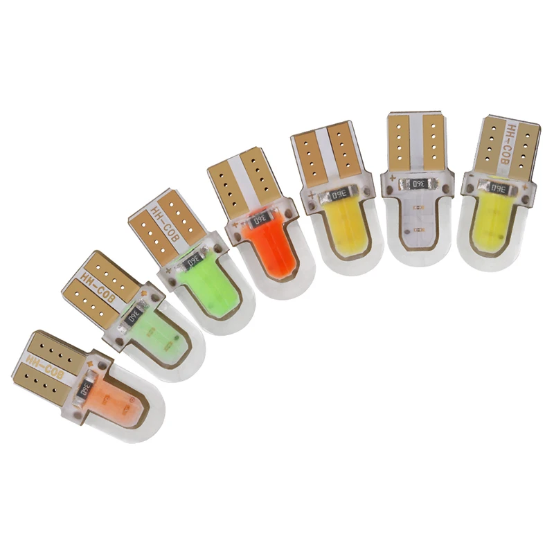 T10 Светодиодные Автомобильные W5W 194 168 COB 4SMD светодиодные парковочные лампы