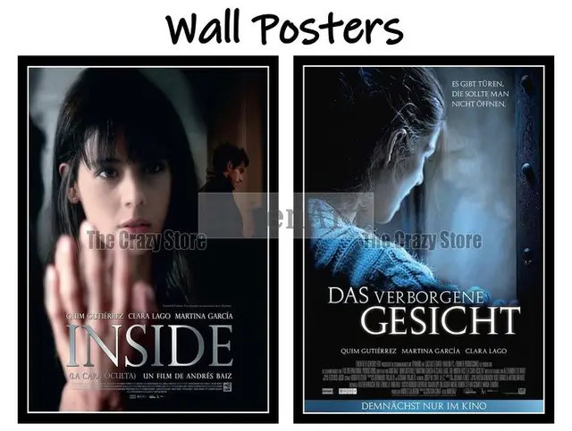 the hidden face movie home decorative painting white kraft paper