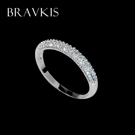 Женские обручальные кольца BRAVEKISS eternity с кристаллами и BUR0022|eternity ring|ring bandcristal ring |