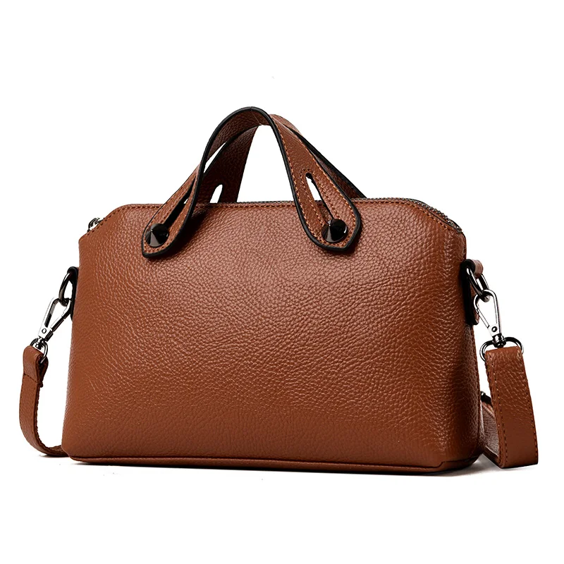 2018 casual brown tote bags women shoulder bag luxury handbags women designer leather crossbody ...