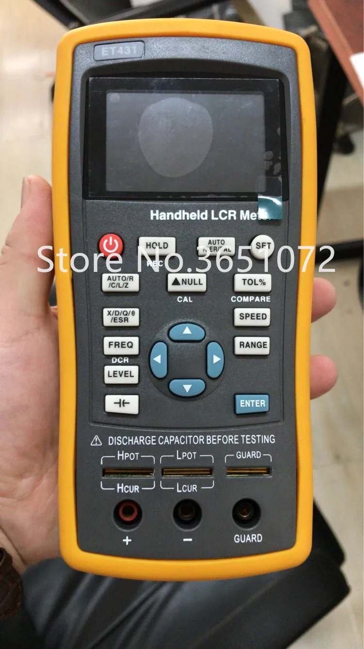 ET432 Portable Digital LCR Meter 100Hz,120Hz,1kHz,10kHz,40KHz,100kHzin