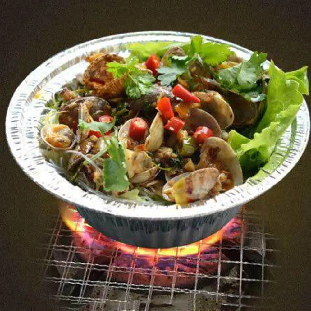 Disposable BBQ Drip Pan Tray Aluminum Foil Tin Liners For Grease Catch