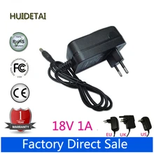 18 V 1A 5,5*2,1 мм Универсальный переменный ток адаптер питания настенное зарядное устройство