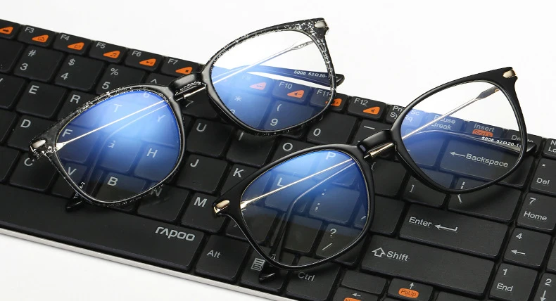BENZEN Винтаж очки для чтения, защищающими от вредного синего излучения компьютерные очки оправа для очков, Для женщин Для мужчин очки для близоруких каркасные с Чехол 5077