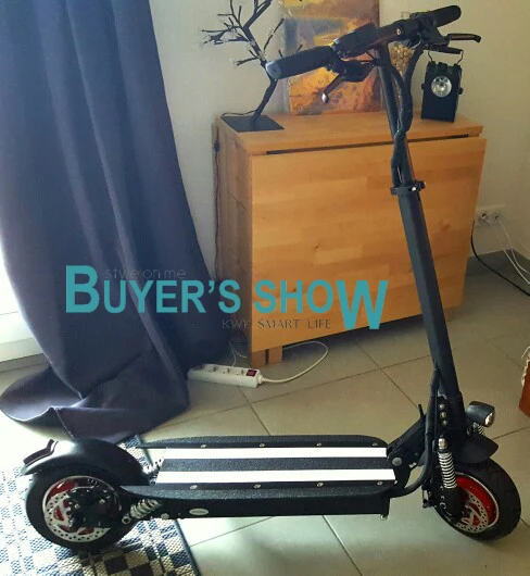 2017 Kwheel Double Drive COOL model 2000W motor powerful electric scooter 10inch E-Scooter with oil brake3