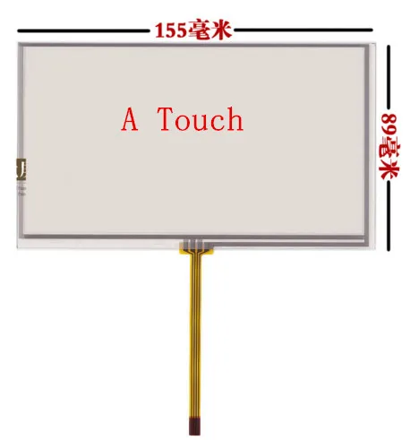 6.5 인치 자동차 gps 하이라이트 TFT LCD 디지털 화면, PM065WX3 (LF) 800(RGB)* 480 WVGA 터치 스크린