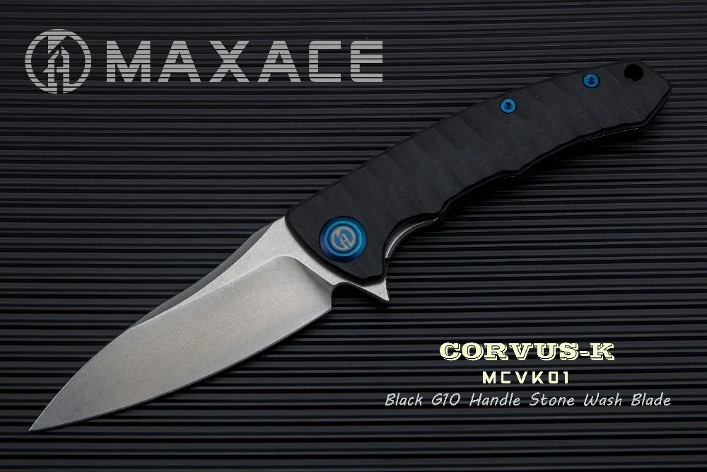 Maxace Corvus-K складной нож Походный нож K110 стальной нож stonewash