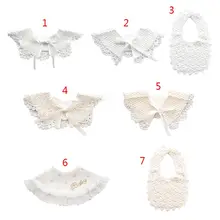 Новинка; детские нагрудники с кружевом; вращающийся на 360 градусов хлопковый шарф-слюнявчик для младенцев; слюнявчик; милый детский нагрудник для новорожденных; подарки