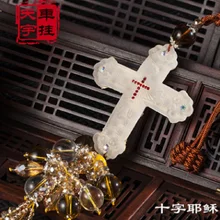 Подвеска с подвеской в виде ромбовидного Креста, весенний стеклянный перстень из нержавеющей стали, красивый орнамент