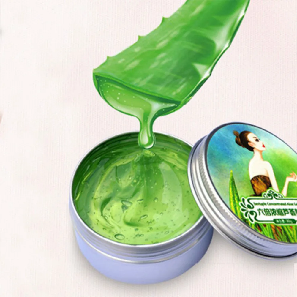 

New 30g 100% Pure Natural Face Skin Moisturizing Pure Aloe Vera Gel Whitening Oil Control Aloe Gel Massage