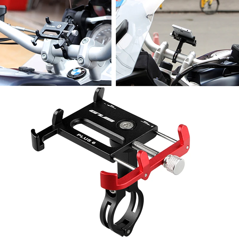 

Gub Plus 6 360 Rotating Aluminum Mtb Bicycle Phone Holder Motorcycle Support Motobike Gps Holder For Handlebar Bike Accessories