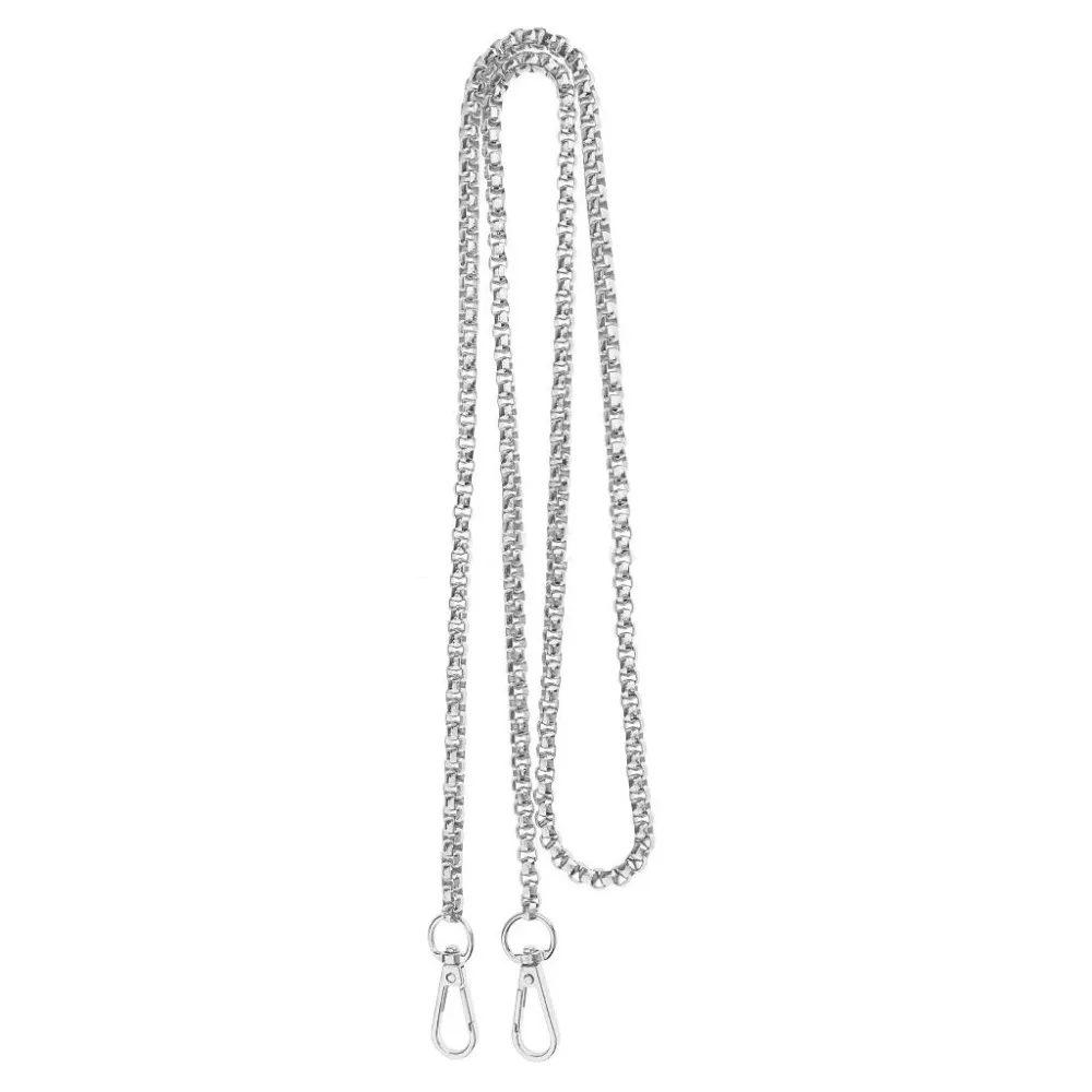 

120cm Chain Straps For Bags Shoulder Handbag Chains Belt Hardware For Handbags Strap Replacement Bag Accessories Parts SILVER