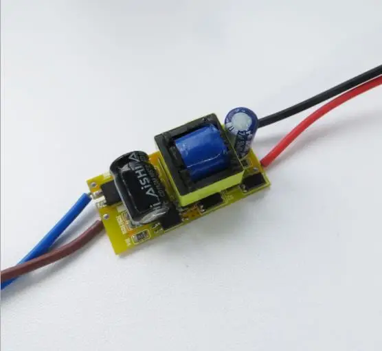 Лучшее качество светодиодный драйвер 4 7 Вт AC85 265V DC 300mA трансформатор освещения