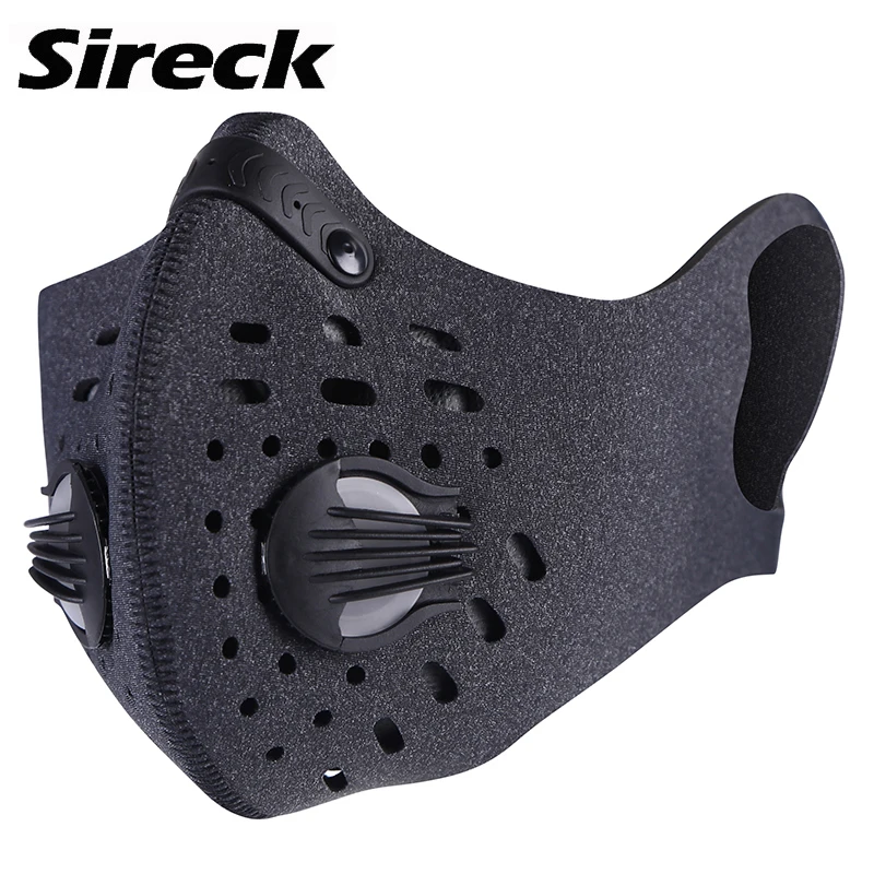 Sireck PM2.5 Пыленепроницаемая Пылезащитная маска фильтр с активированным углем респиратор с защитой от загрязнений наружная велосипедная полумаска для лица