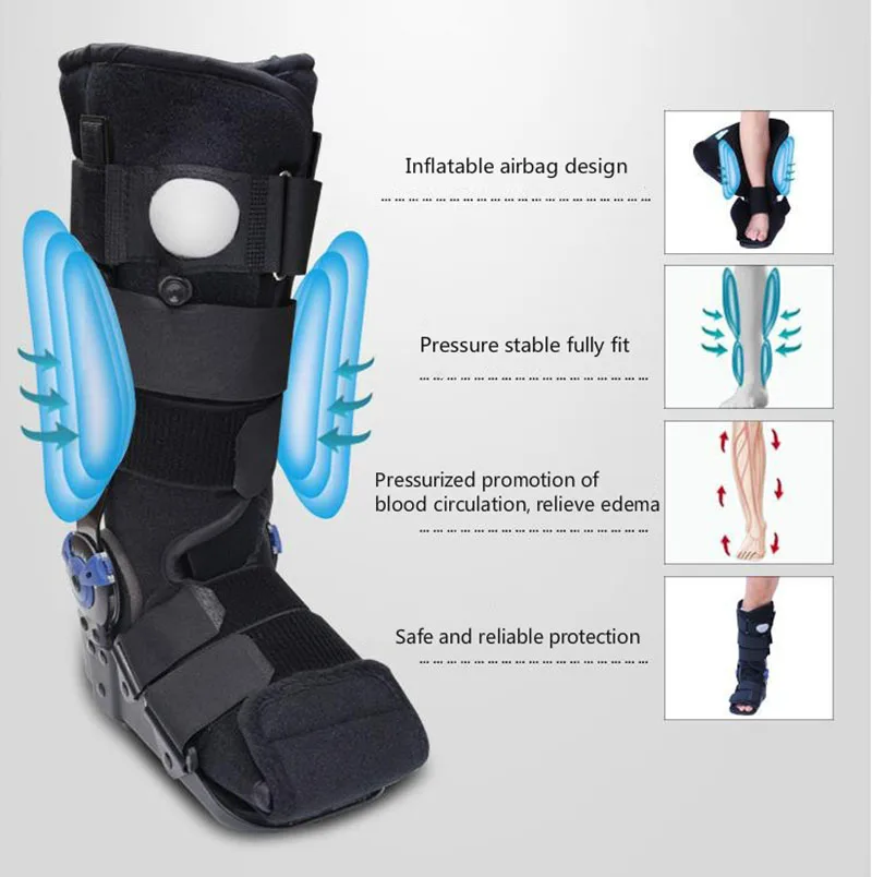 Воздушные шары Achilles сапоги для поврежденного сухожилия с регулируемым углом шнурка лебедки патрон протектор для ног лодыжки sprain
