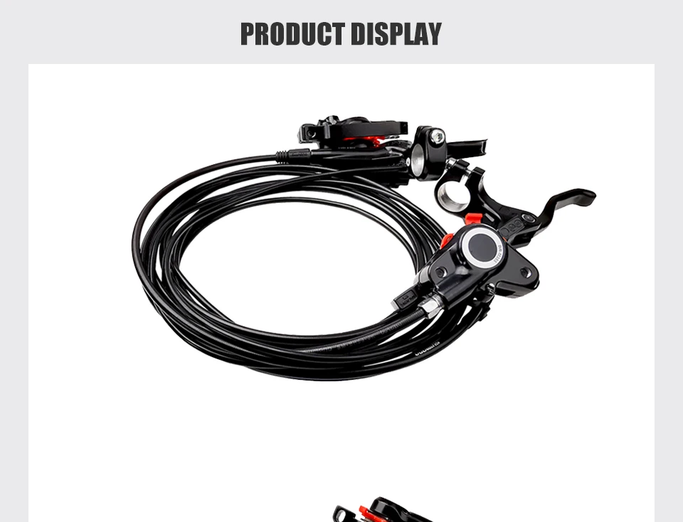 Excellent E BIKE Hydraulic Brake Set MTB Electric Bike Brake for Bafang Hydraulic Brake SONDORS Power Cut Off Hydraulic Brakes eBike 355 4