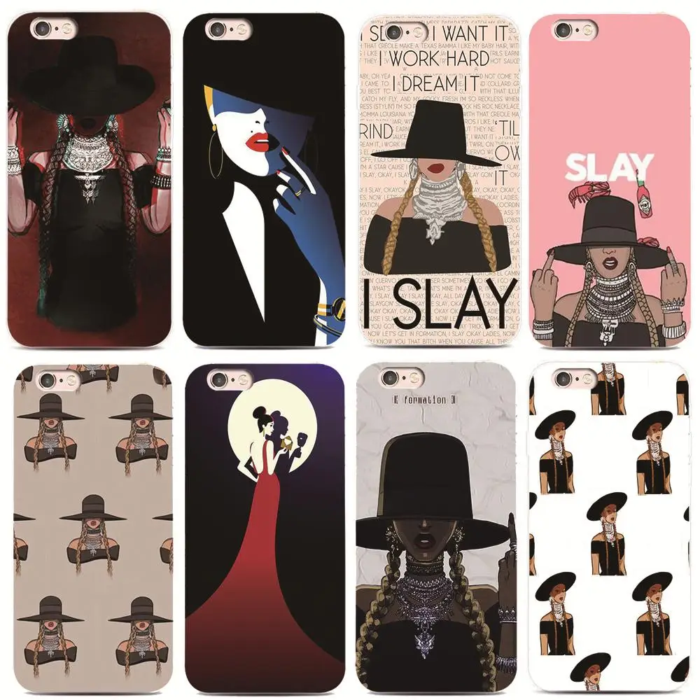 

Beyonce Transparent Cover Case For iphoneXS XR XSMAX for Samsung S7 S8 S9 S10 TPU soft shell
