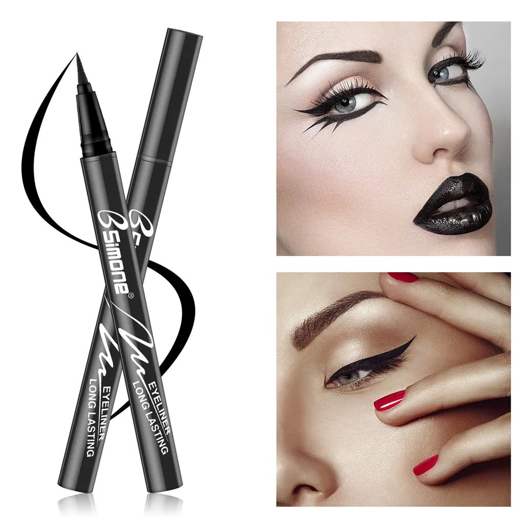 

Black Waterproof Liquid Eyeliner Make Up Beauty Comestics Easy To Wear Eye Liner Pencil Makeup Tools #YL1
