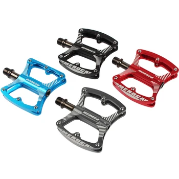 

MEROCA MTB Mountain Bike Pedals Bicycle Pedal Aluminum 3 Sealed Bearings Fixie Bike Footrest Ultralight Cycling BMX