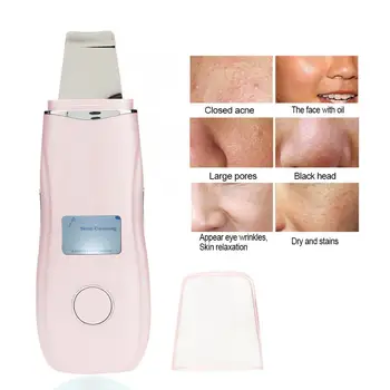 

Ultrasonic Facial Skin Scrubber Deep Cleaning Blackhead Removal Lifting Skin Rejuvenation Face Care