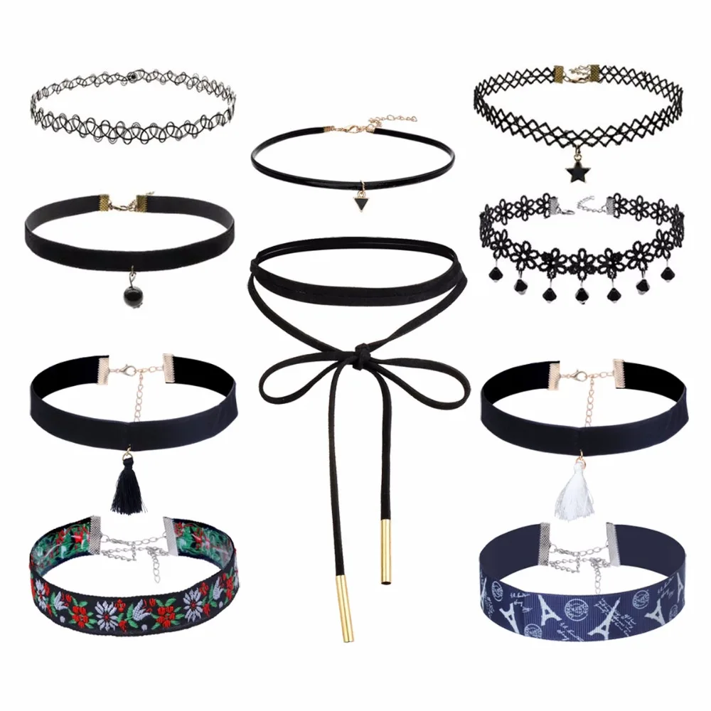 Buy 2016 Fashion Lace Collar Harajuku Velvet Shoelace